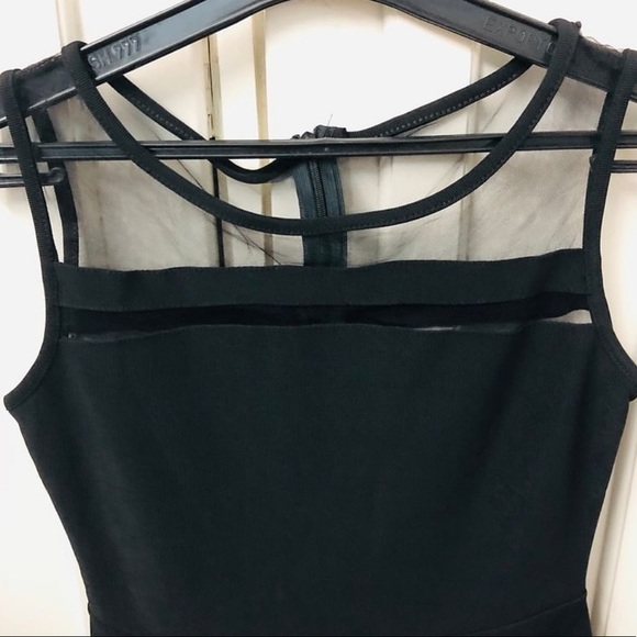 Mesh black skater dress - Picture 6 of 6